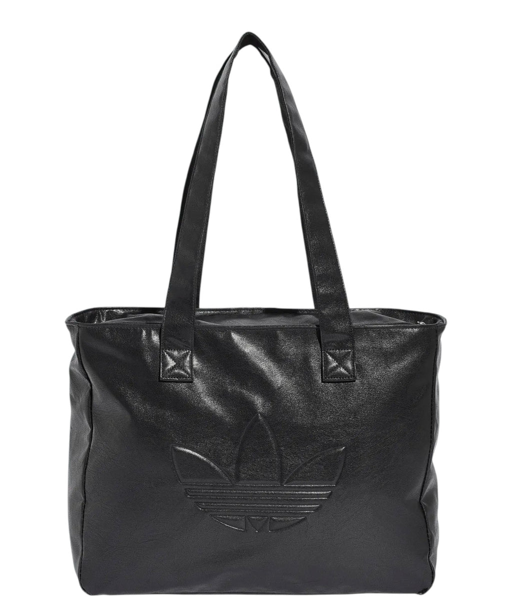 Adidas Shopper-Tasche aus metallisiertem Material mit Reißverschluss