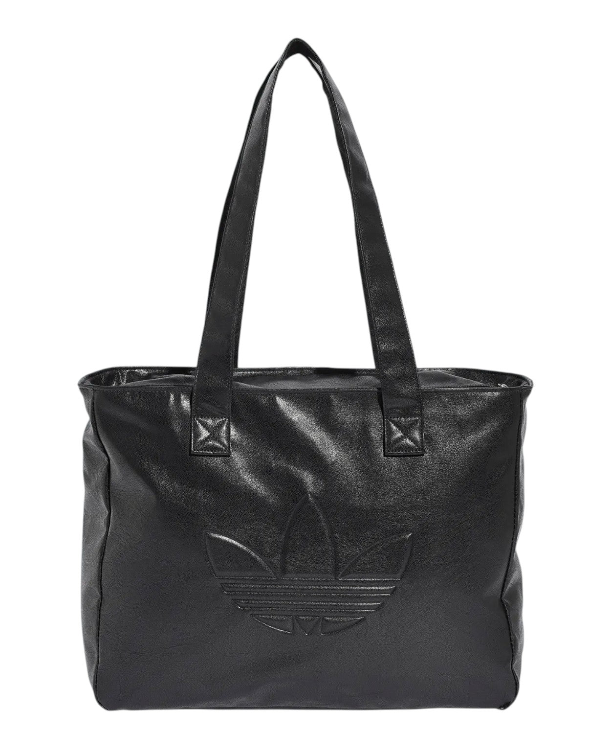 Adidas Shopper-Tasche aus metallisiertem Material mit Reißverschluss