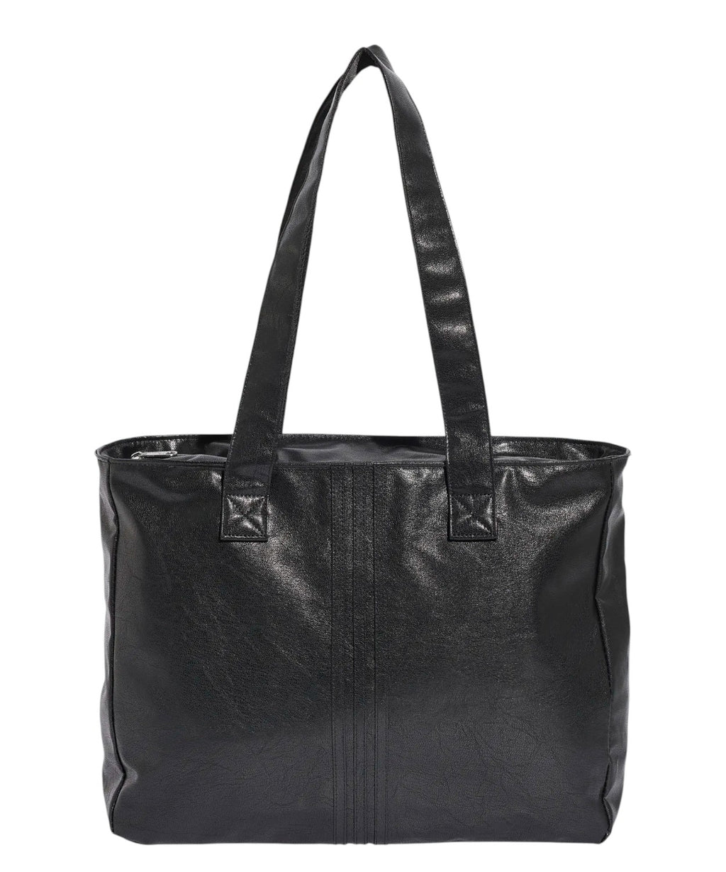 Adidas Shopper-Tasche aus metallisiertem Material mit Reißverschluss