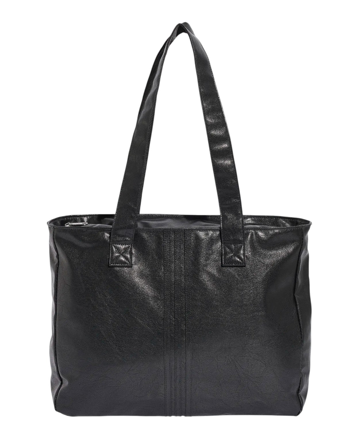 Adidas Shopper-Tasche aus metallisiertem Material mit Reißverschluss