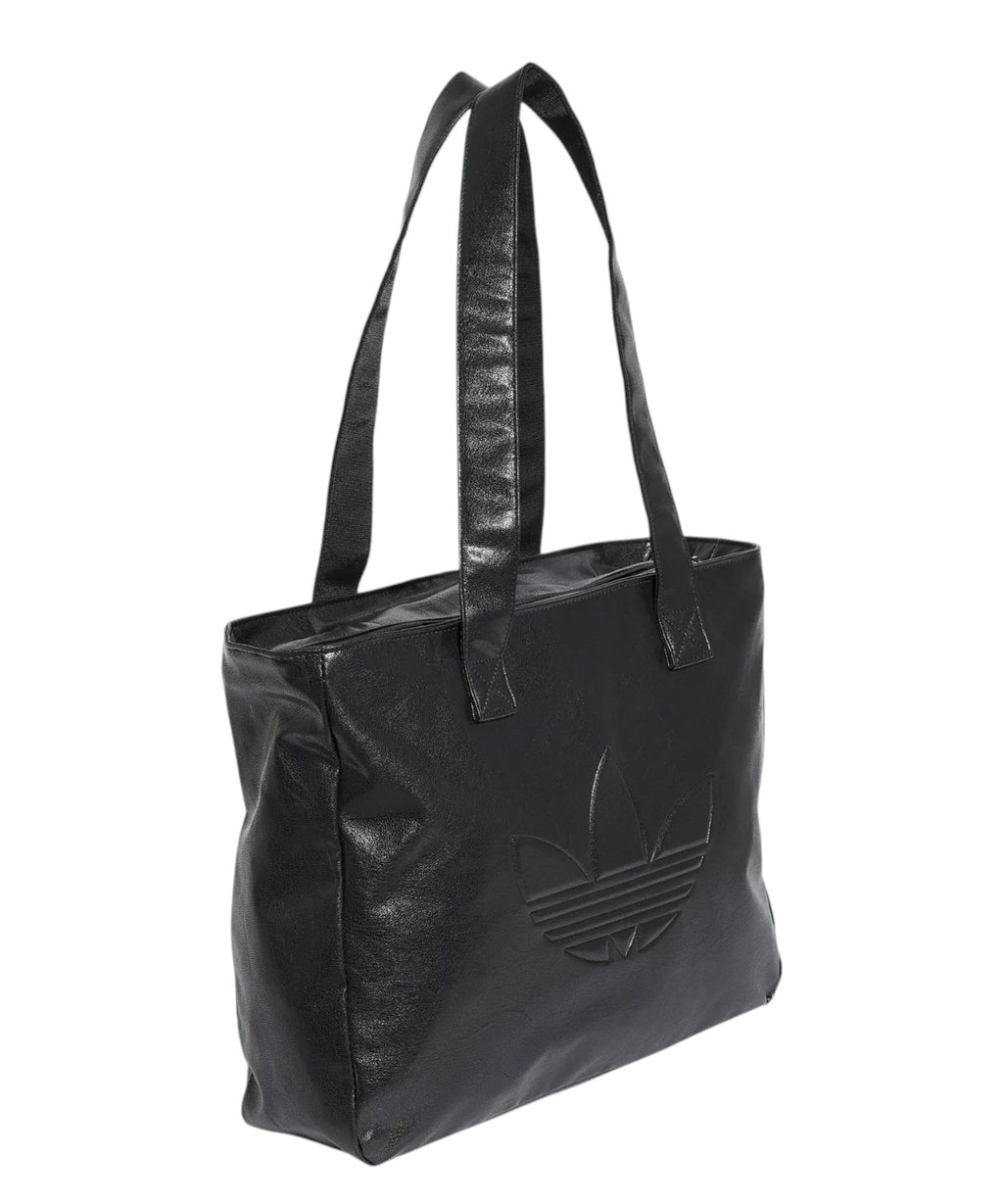 Adidas Shopper-Tasche aus metallisiertem Material mit Reißverschluss