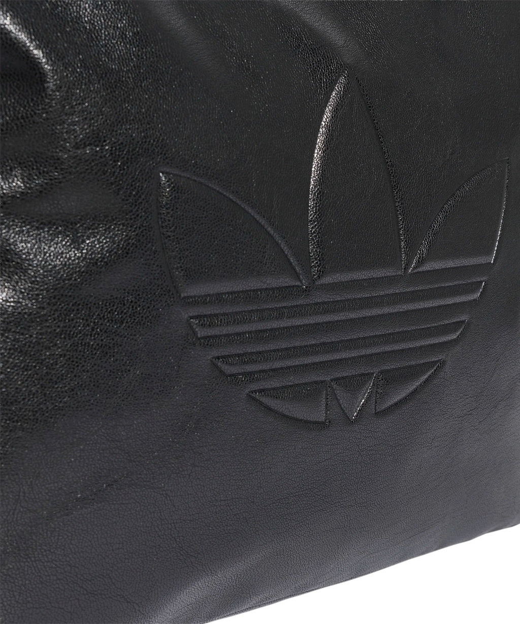Adidas Shopper-Tasche aus metallisiertem Material mit Reißverschluss