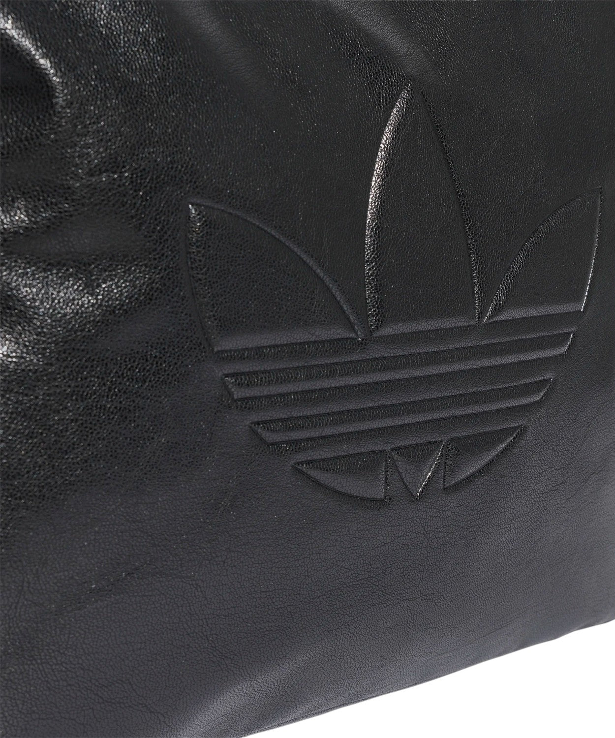 Adidas Shopper-Tasche aus metallisiertem Material mit Reißverschluss