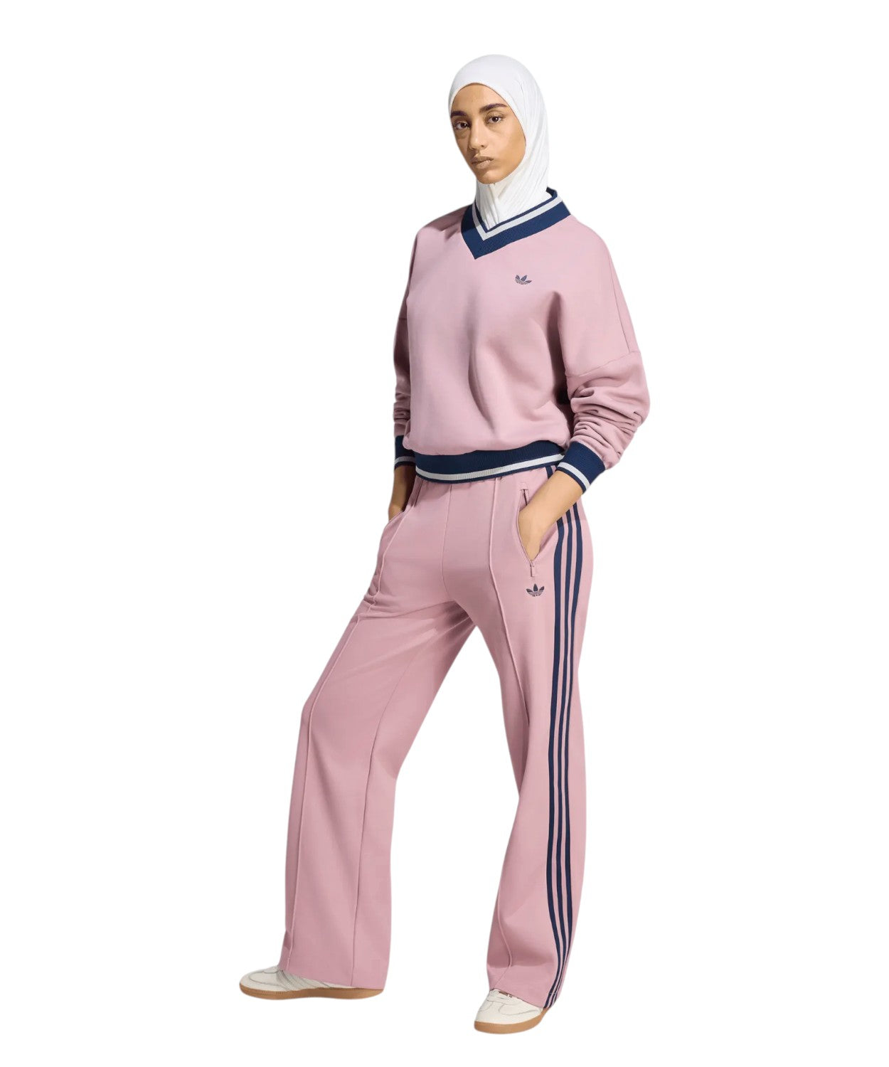 Pantaloni Adidas Beckenbauer Track Pants in Piqué