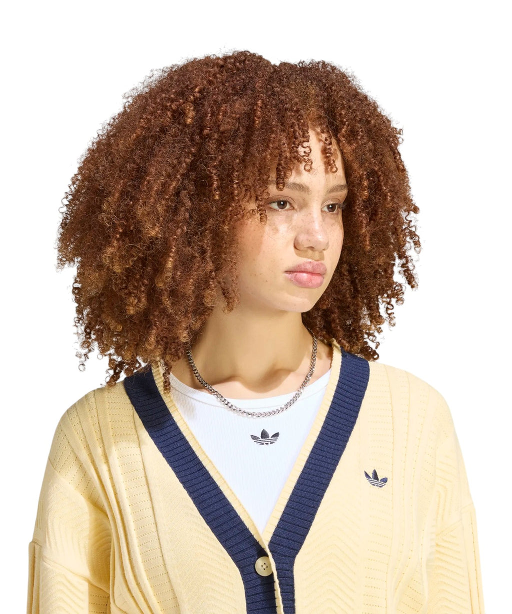 Cardigan Donna con Lavorazione a Trecce di adidas