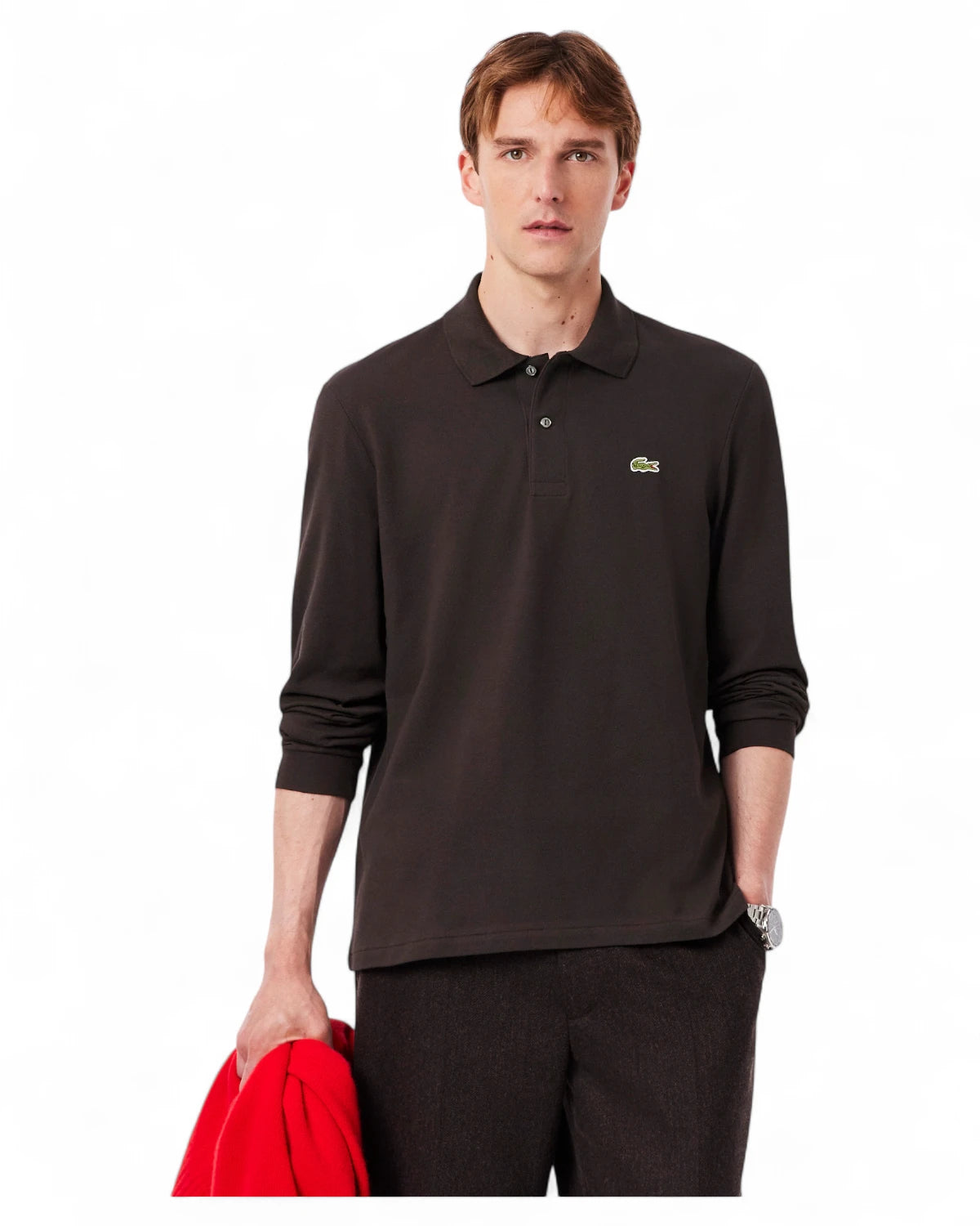Polo Maniche Lunghe Piqué-LACOSTE-Polo-Vittorio Citro Boutique