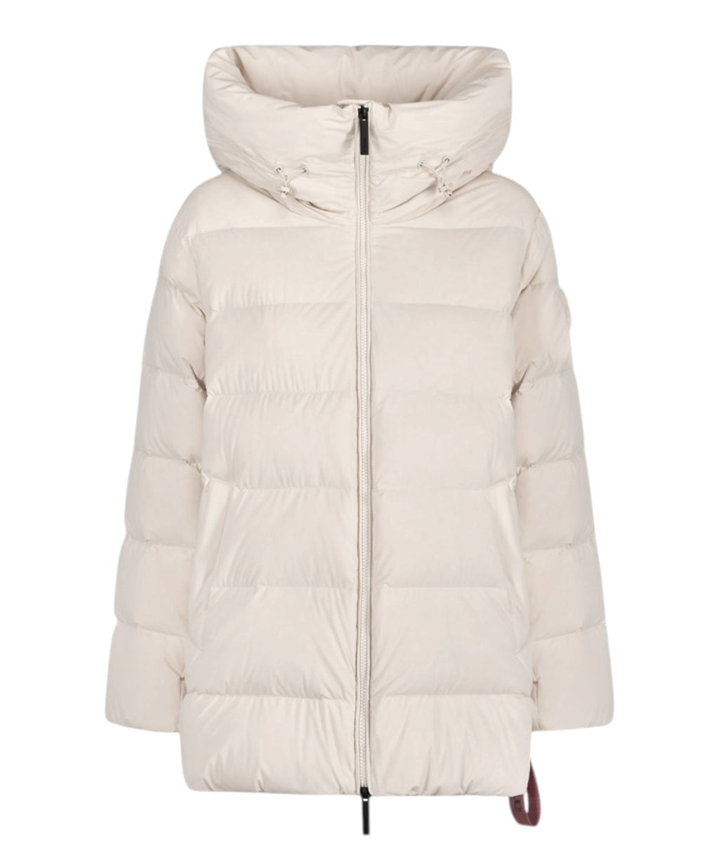 Chaqueta acolchada de mujer After Label Levi en nailon elástico mate