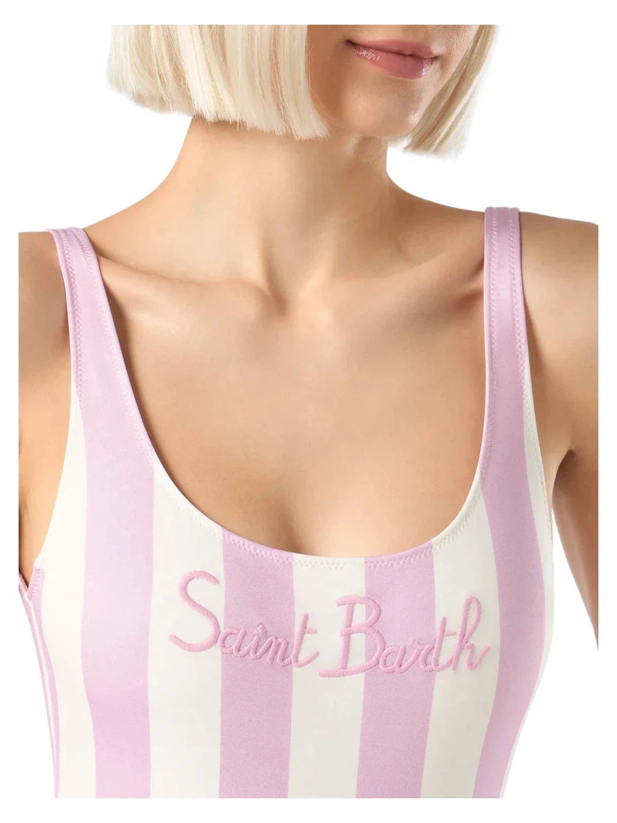 Costume Intero Lora a Righe con Schienale Scollato-Mc2 Saint Barth-Costumi da bagno-Vittorio Citro Boutique