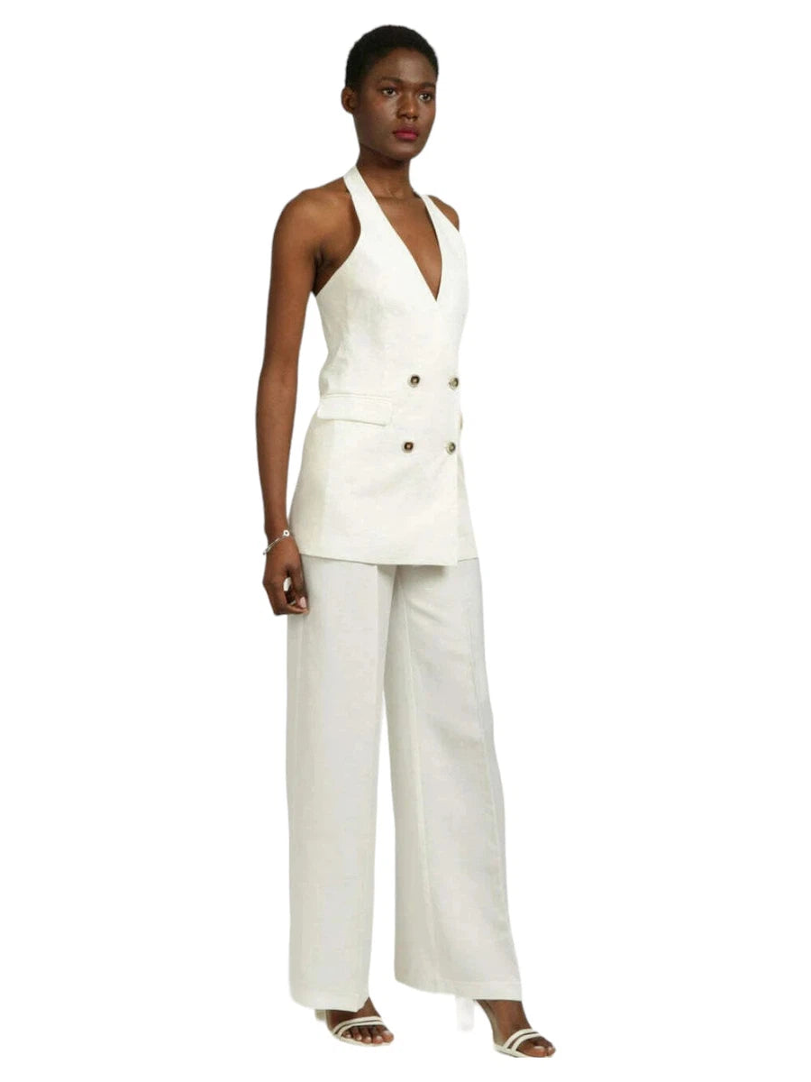 Gilet Giocondo in Lino-Top-Pinko-Vittorio Citro Boutique