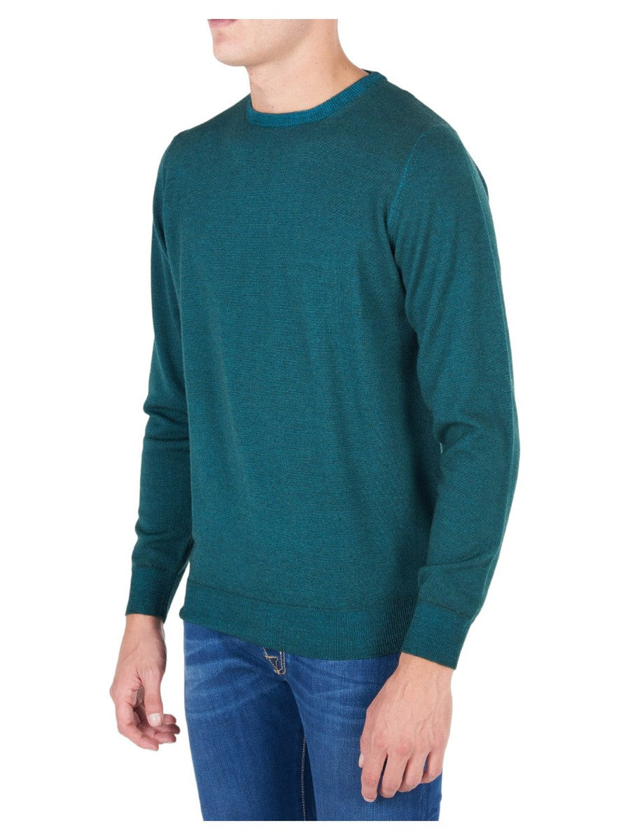 Maglia Girocollo Uomo in Lana Merinos 100%-JEORDIE'S-Maglieria-Vittorio Citro Boutique