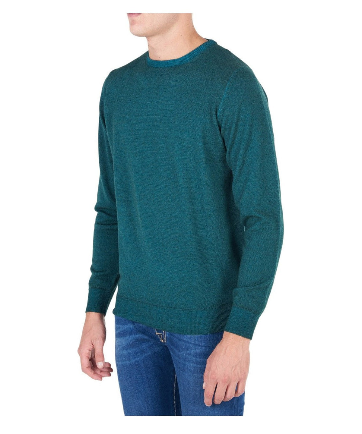 Maglia Girocollo Uomo in Lana Merinos 100%-JEORDIE'S-Maglieria-Vittorio Citro Boutique
