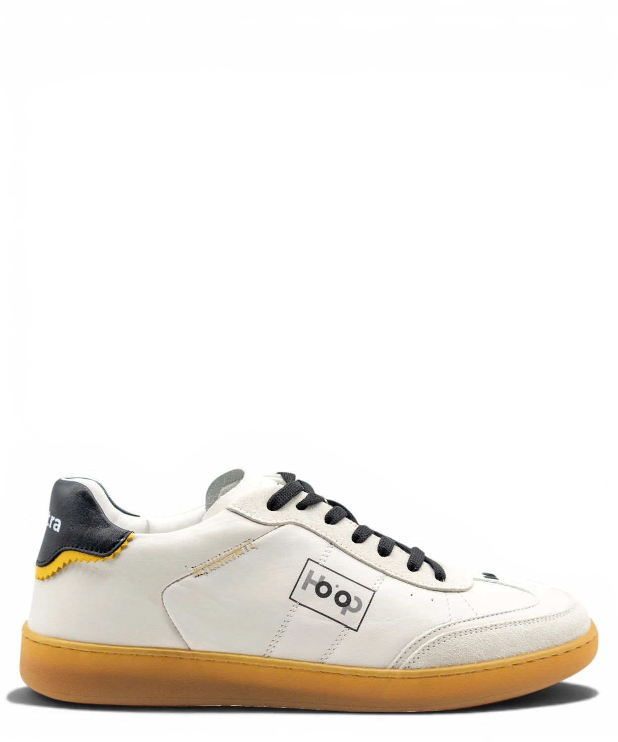 Sneakers Ho’op Mantra Offwhite Black Yellow - Pelle Nappa
