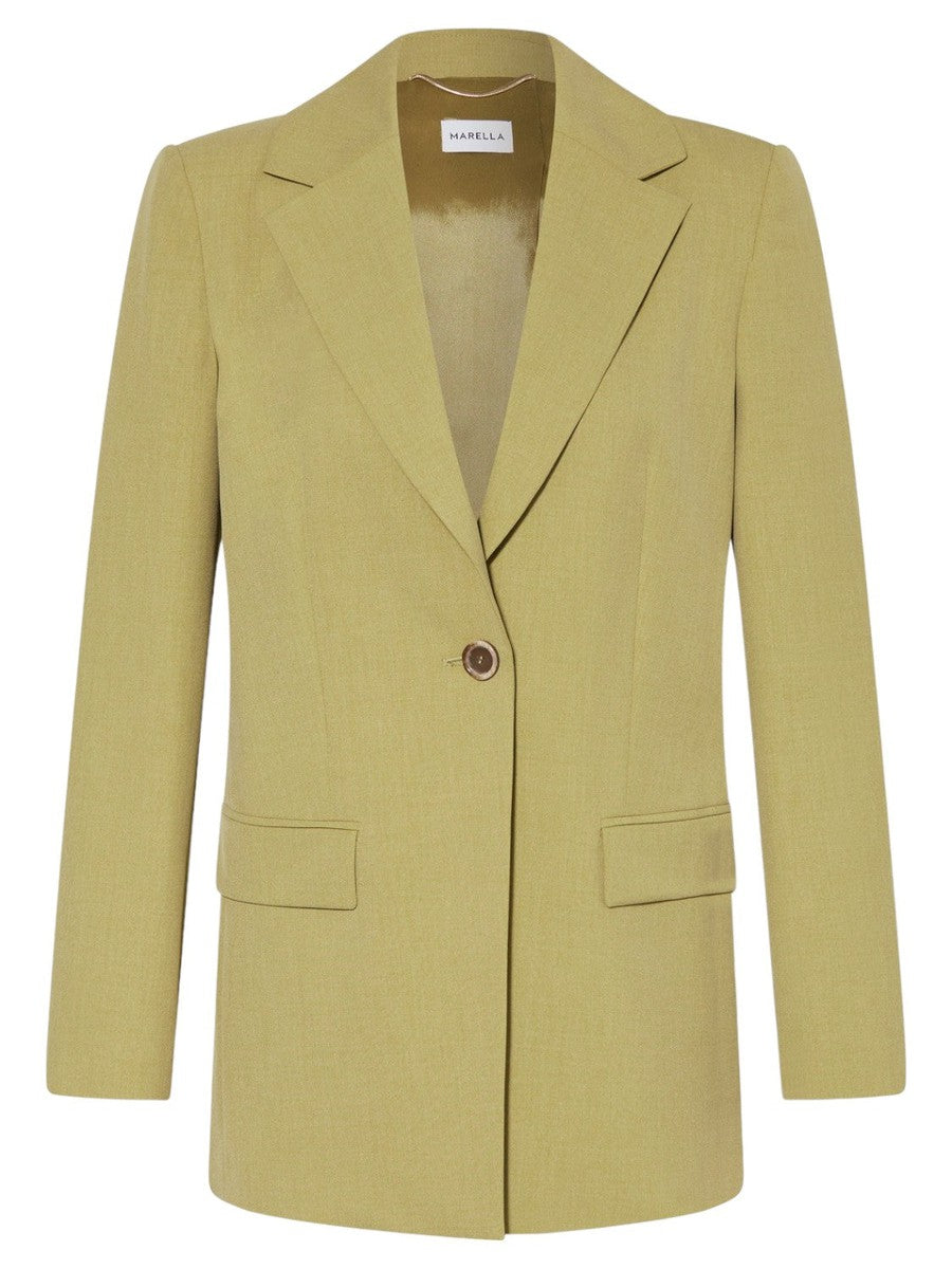 Blazer monopetto Ala in Tela Stretch-Marella-Giacche-Vittorio Citro Boutique
