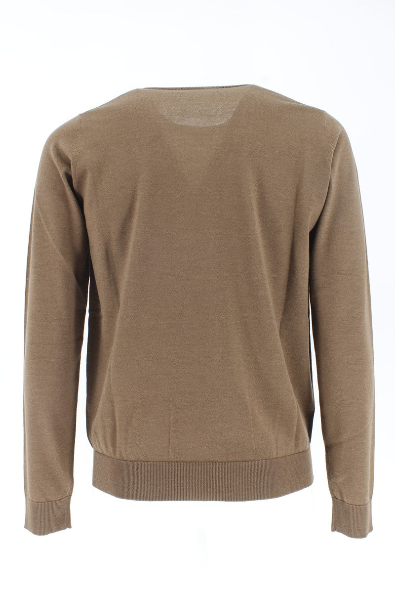 Maglia Girocollo in Pura Lana Rasata-JEORDIE'S-Maglieria-Vittorio Citro Boutique