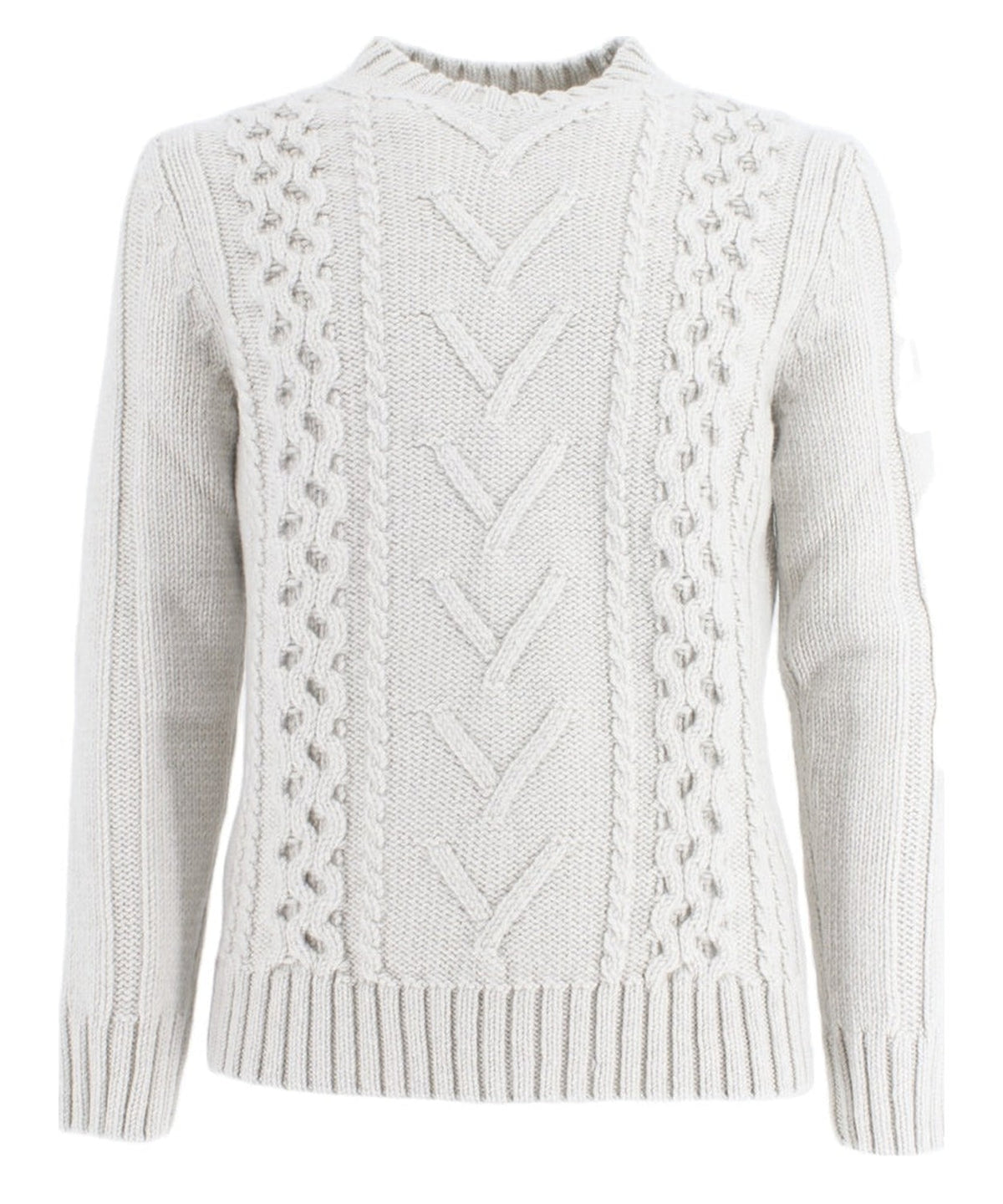 Girocollo trecce e rombi-H953-Maglieria-Vittorio Citro Boutique