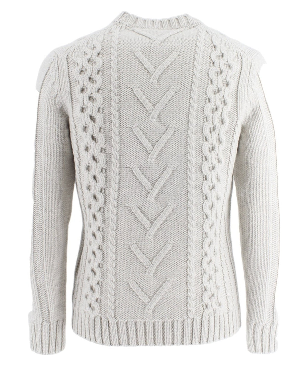 Girocollo trecce e rombi-H953-Maglieria-Vittorio Citro Boutique