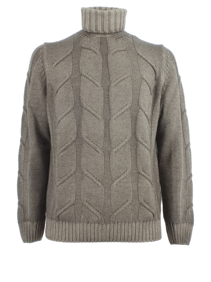 Dolcevita treccia-H953-Maglieria-Vittorio Citro Boutique