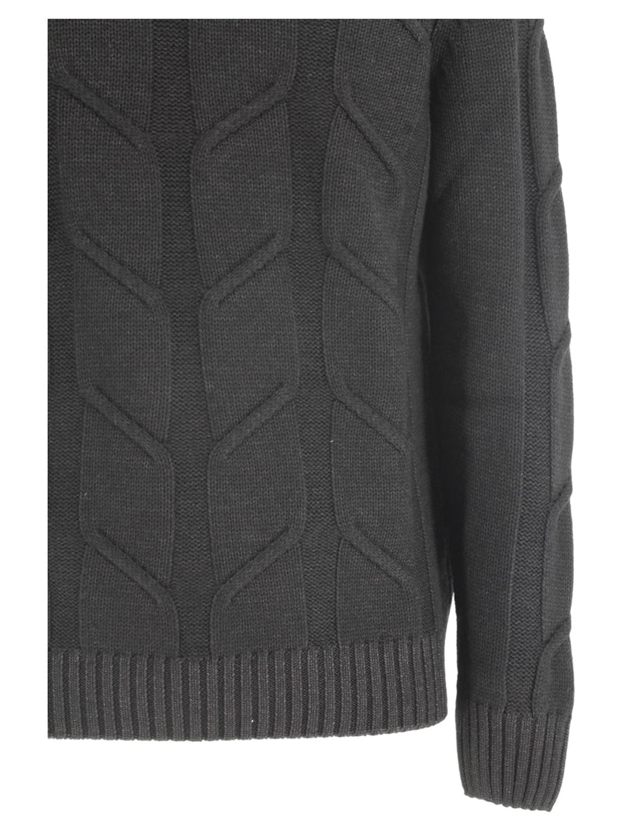 Dolcevita treccia-H953-Maglieria-Vittorio Citro Boutique