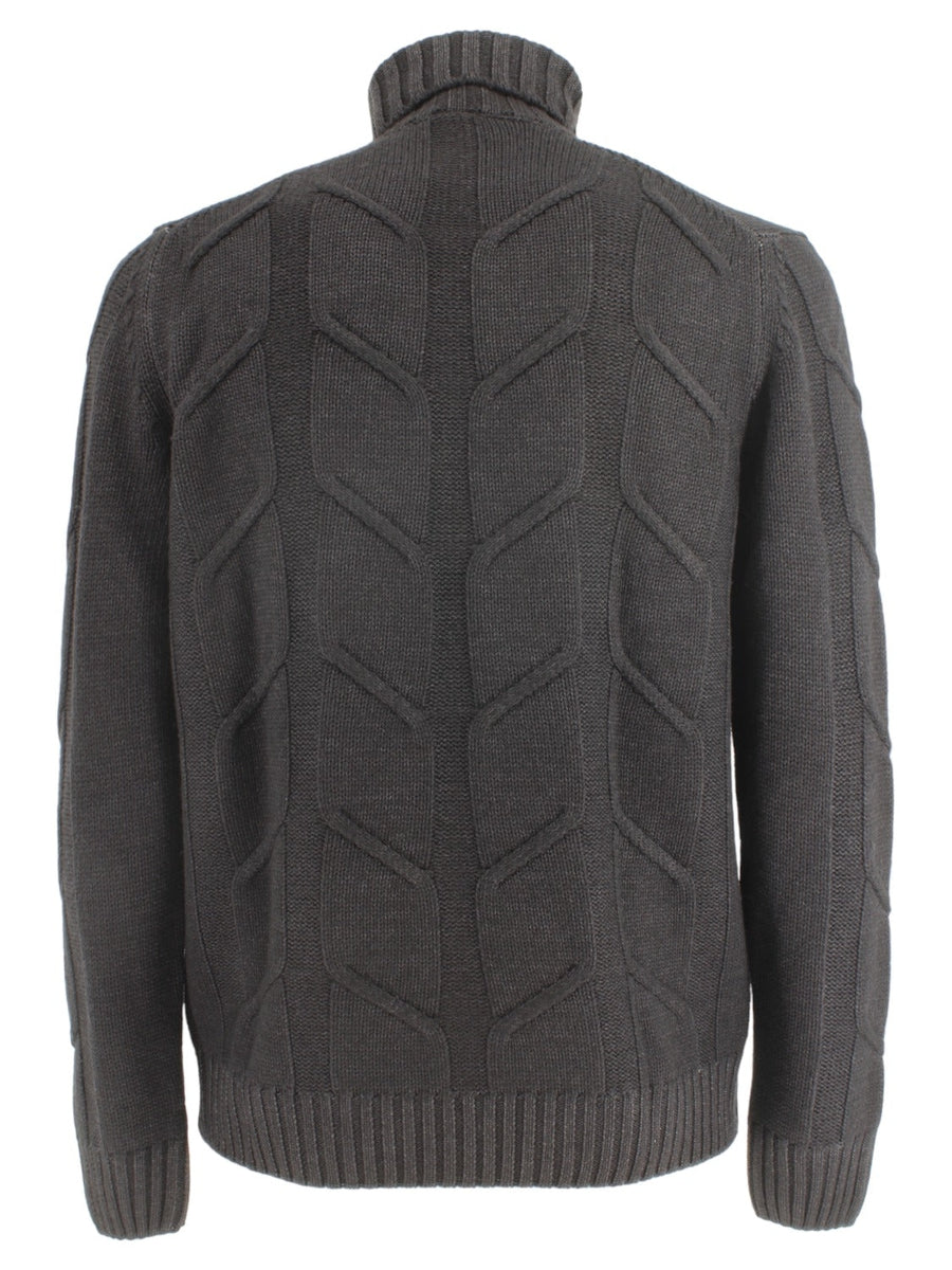 Dolcevita treccia-H953-Maglieria-Vittorio Citro Boutique