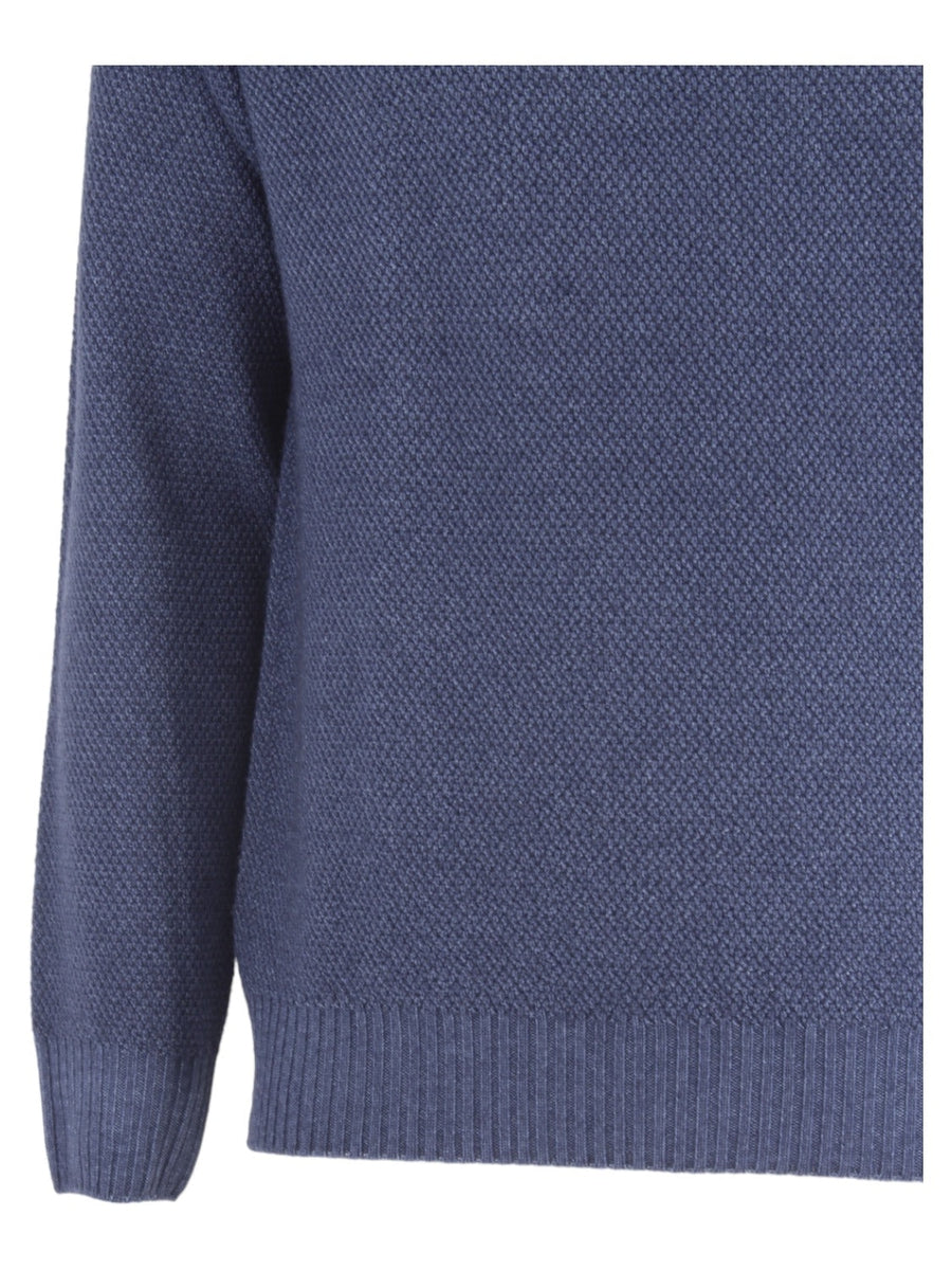 Girocollo grana di riso-H953-Maglieria-Vittorio Citro Boutique