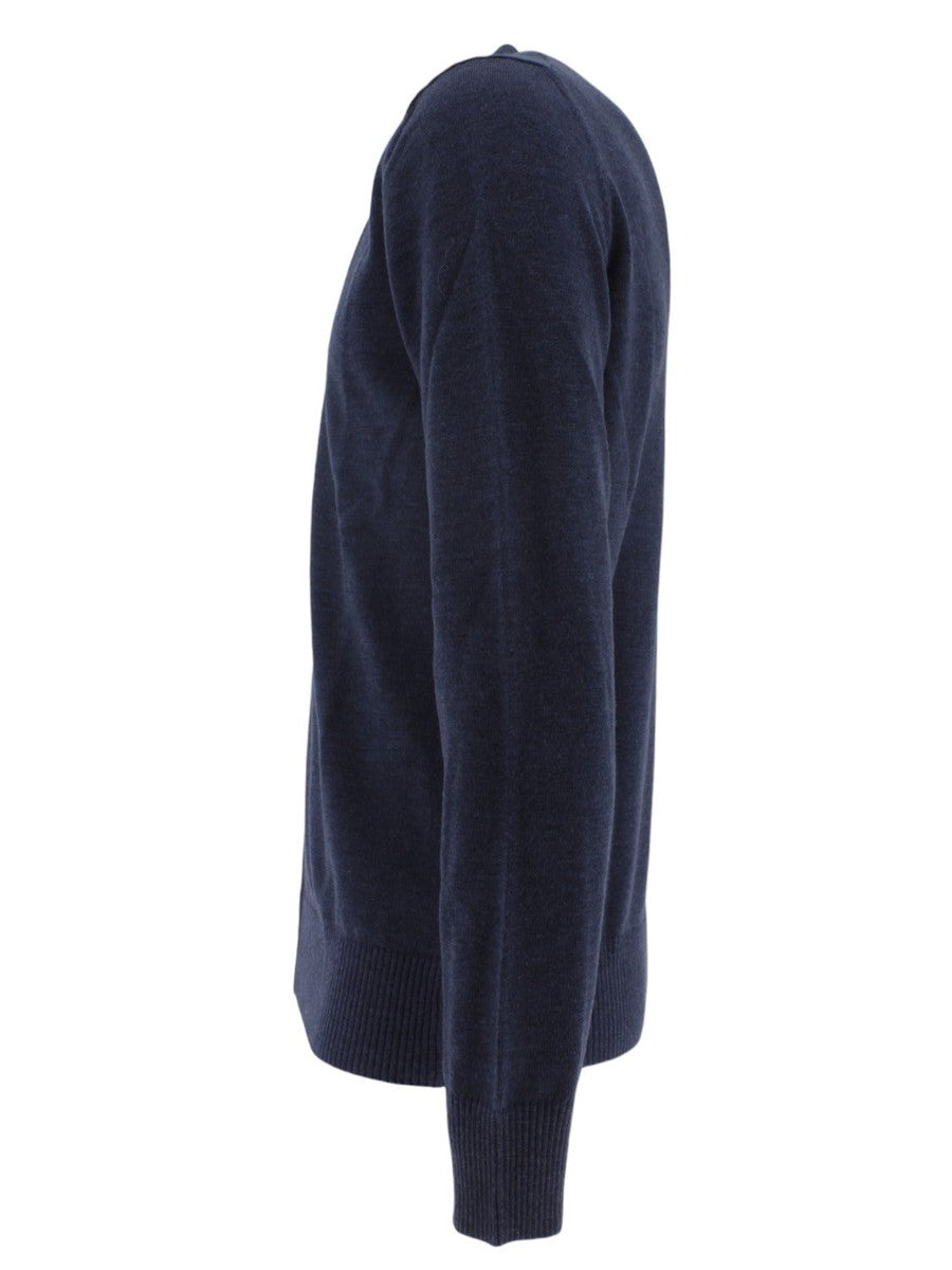 Maglia Baseball con Zip Integrale-H953-Maglieria-Vittorio Citro Boutique