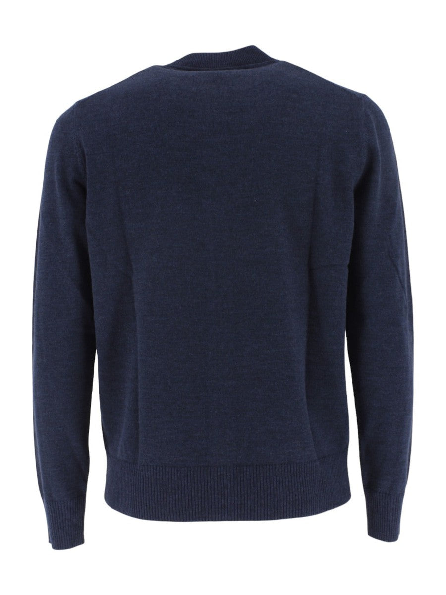 Maglia Baseball con Zip Integrale-H953-Maglieria-Vittorio Citro Boutique