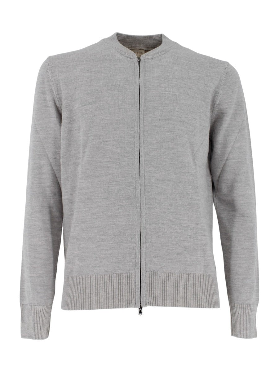 Maglia Baseball con Zip Integrale-H953-Maglieria-Vittorio Citro Boutique