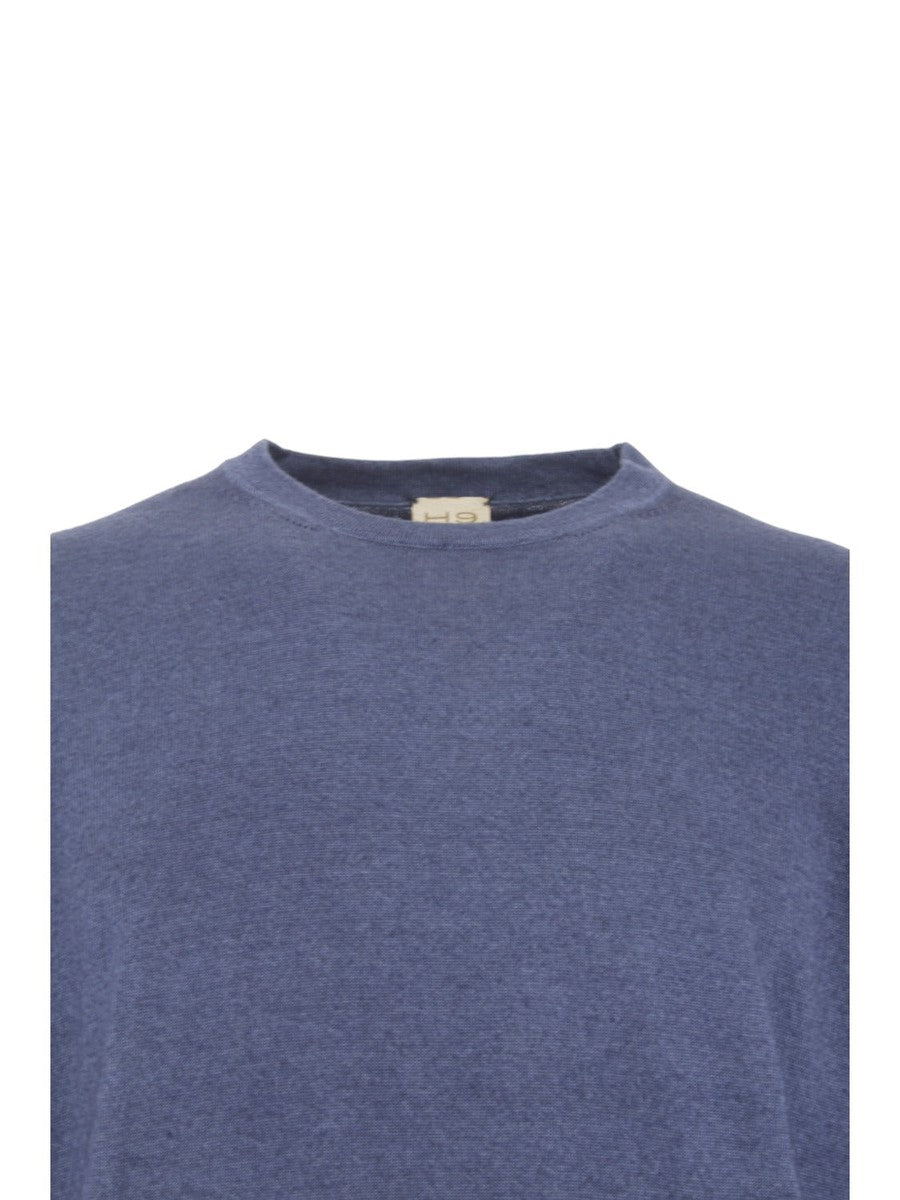 Girocollo Basico in Pura Lana Merinos-H953-Maglieria-Vittorio Citro Boutique