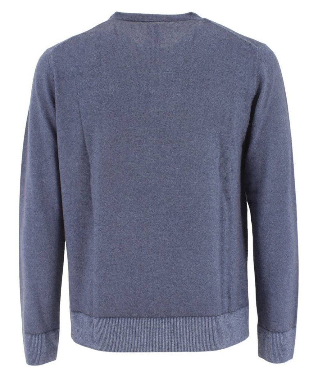 Girocollo Basico in Pura Lana Merinos-H953-Maglieria-Vittorio Citro Boutique