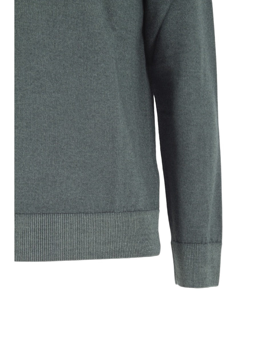 Girocollo Basico in Pura Lana Merinos-H953-Maglieria-Vittorio Citro Boutique