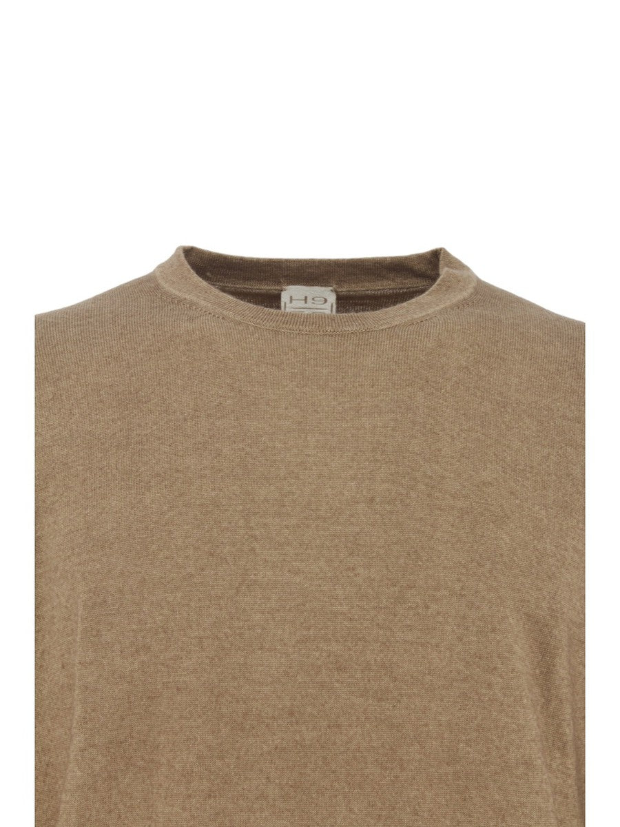 Girocollo Basico in Pura Lana Merinos-H953-Maglieria-Vittorio Citro Boutique