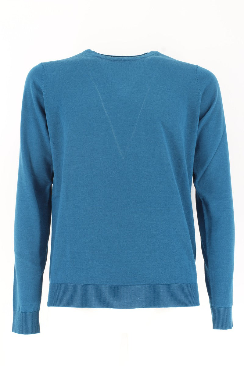 Maglia Girocollo in Pura Lana Rasata-JEORDIE'S-Maglieria-Vittorio Citro Boutique