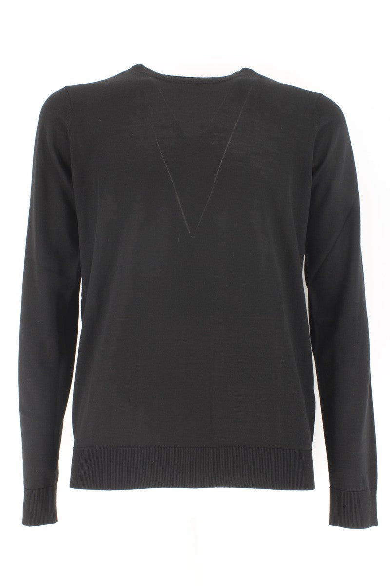 Maglia Girocollo in Pura Lana Rasata-JEORDIE'S-Maglieria-Vittorio Citro Boutique