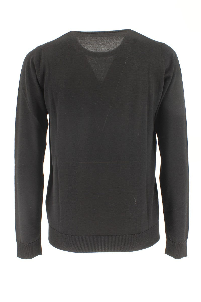 Maglia Girocollo in Pura Lana Rasata-JEORDIE'S-Maglieria-Vittorio Citro Boutique