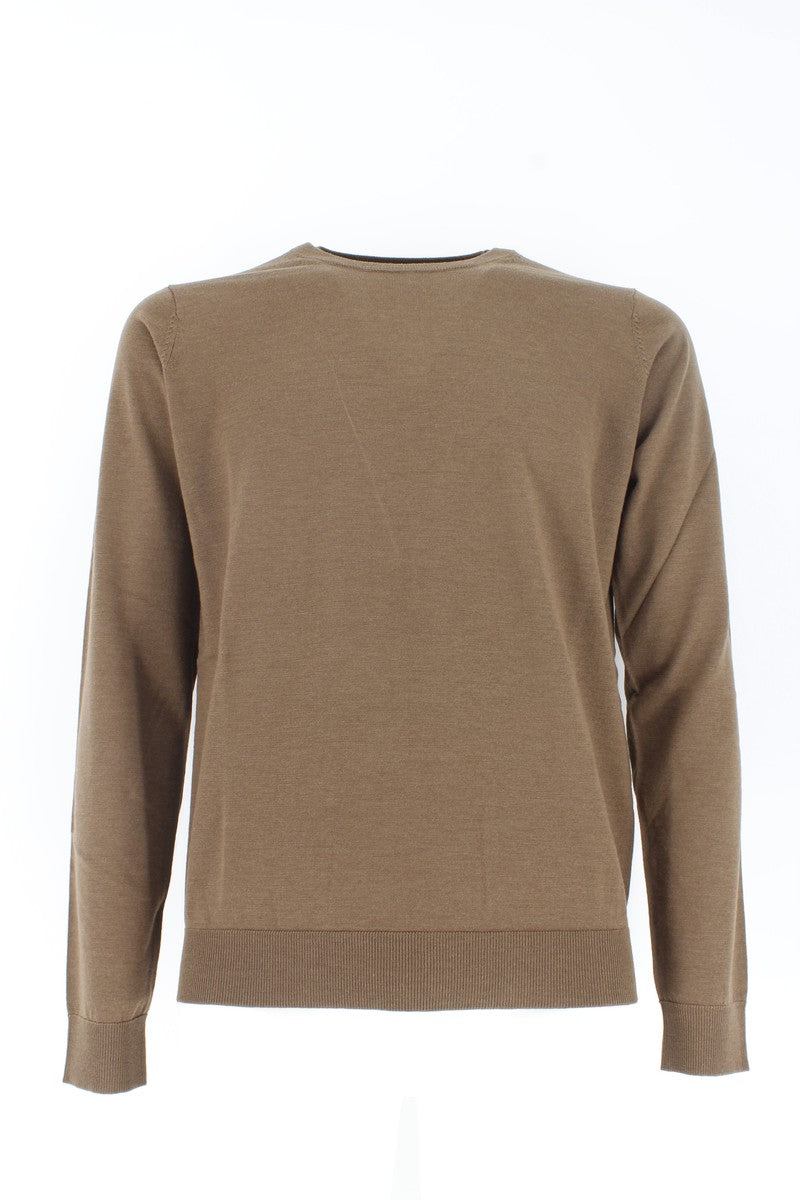 Maglia Girocollo in Pura Lana Rasata-JEORDIE'S-Maglieria-Vittorio Citro Boutique