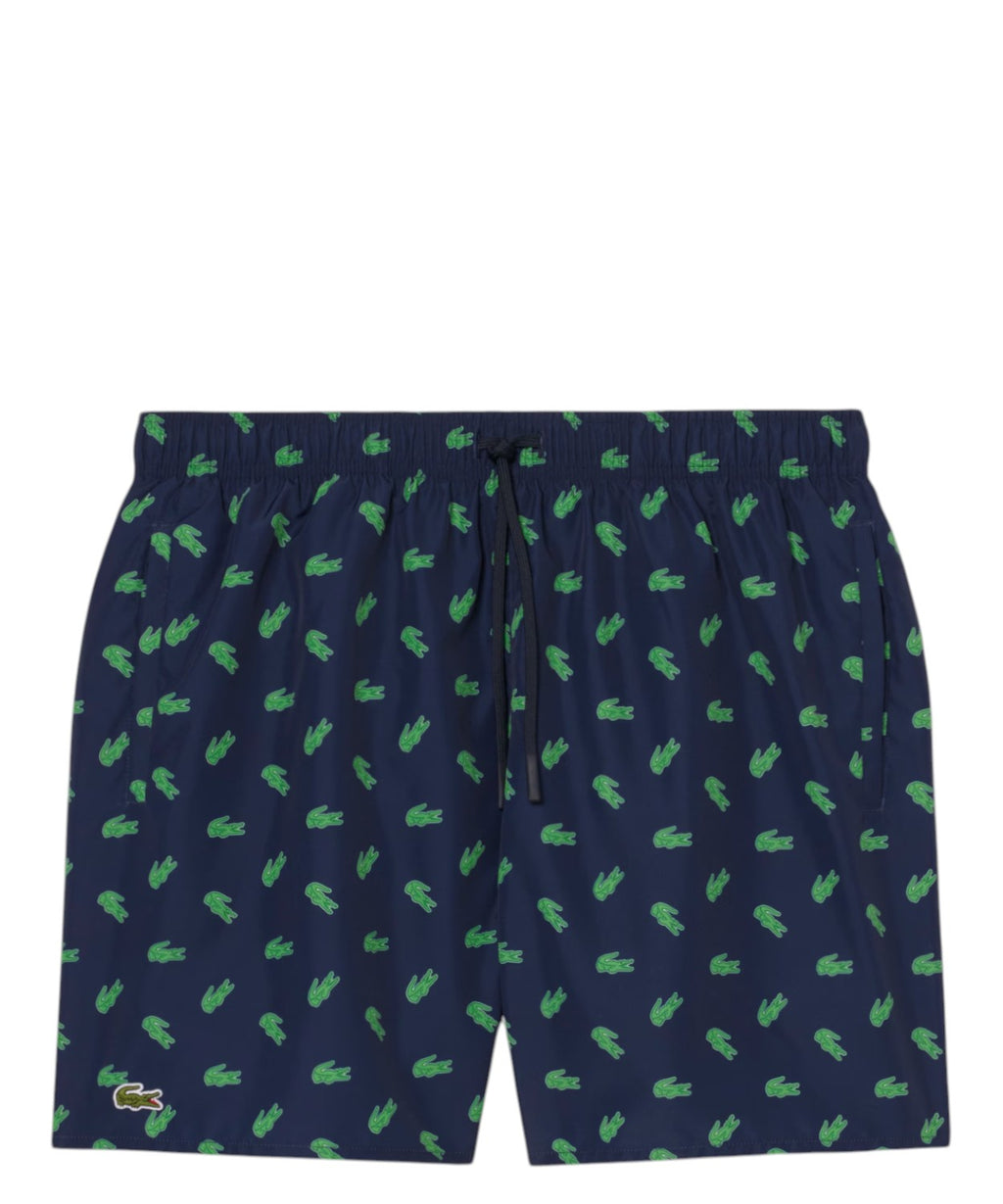 Boxer mare uomo Lacoste con stampa coccodrillo
