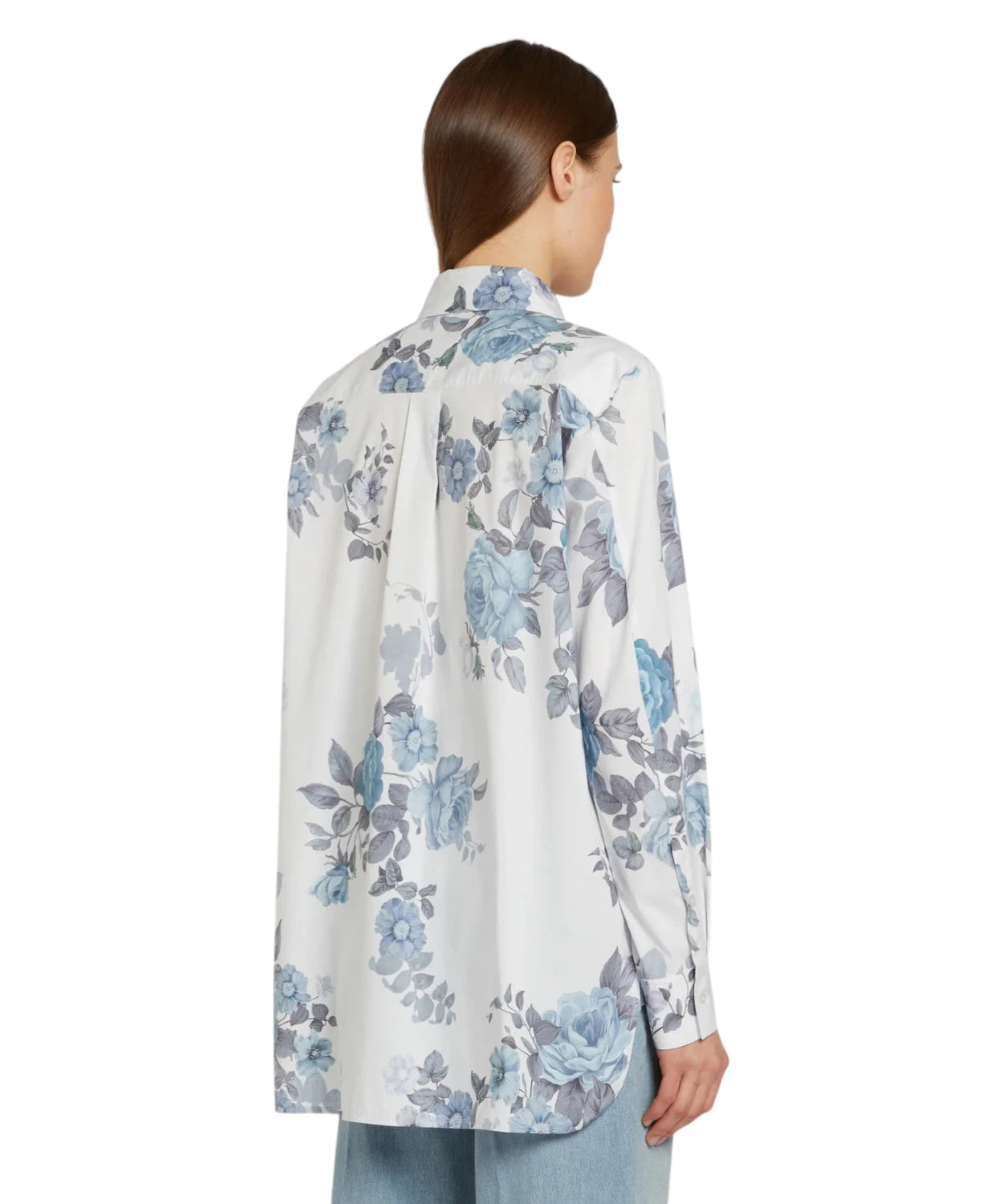 Camicia AMICI Marella Floreale in Cotone Stretch