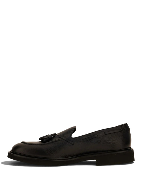 Mocasines Hombre Doucal’s de Piel Martillada con Borlas