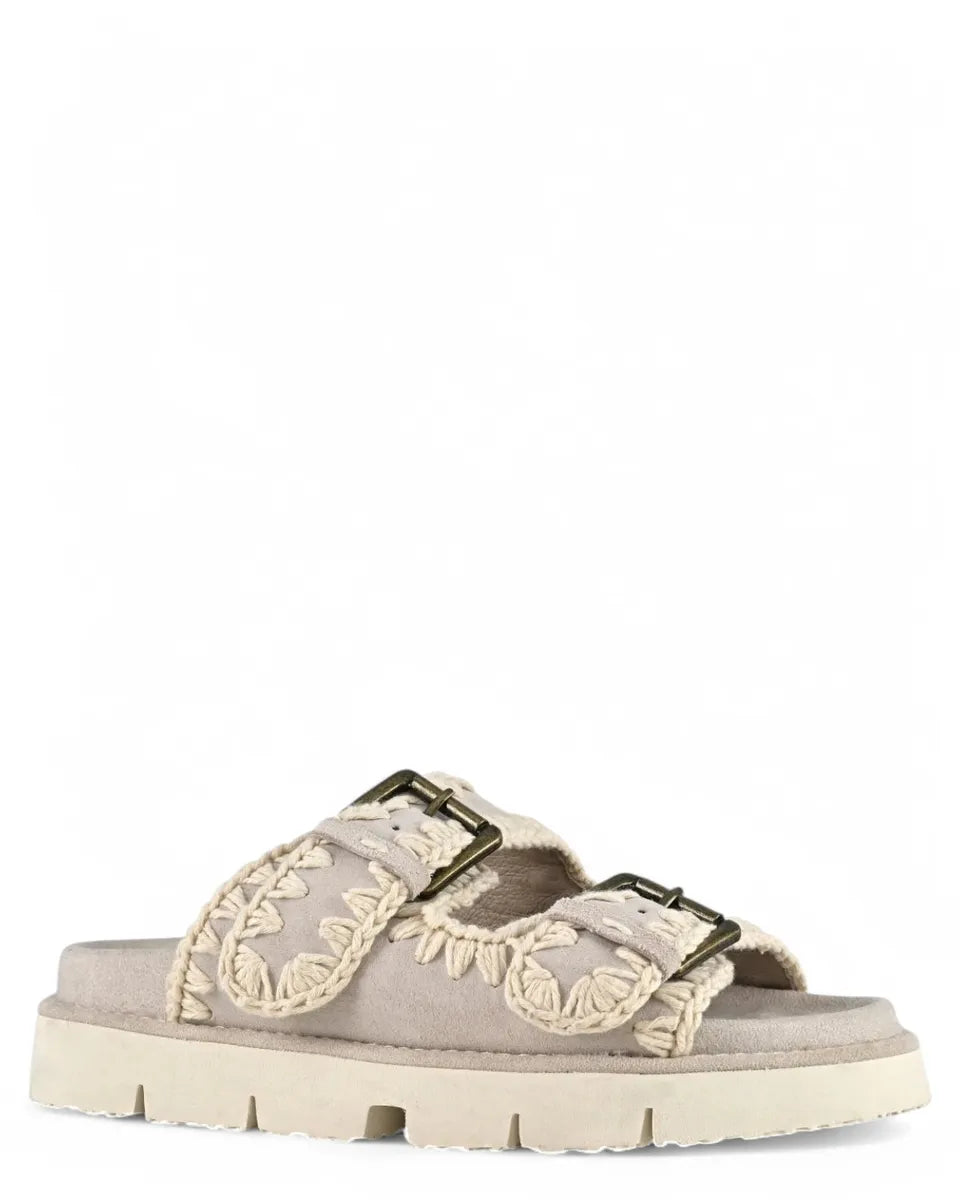 Bio Sandal Two Buckles Mou con Suola Leggera-Mou-Sandali-Vittorio Citro Boutique