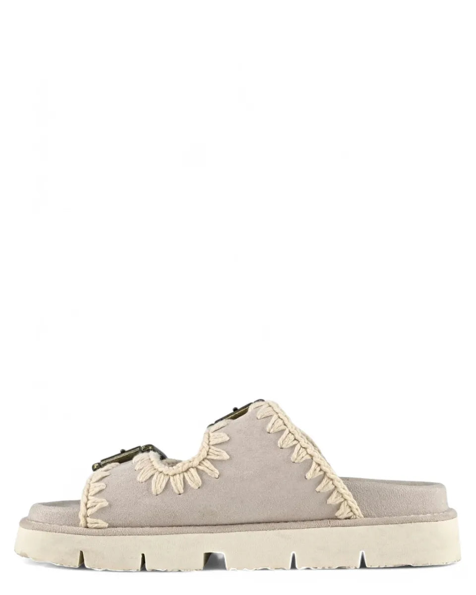 Bio Sandal Two Buckles Mou con Suola Leggera-Mou-Sandali-Vittorio Citro Boutique