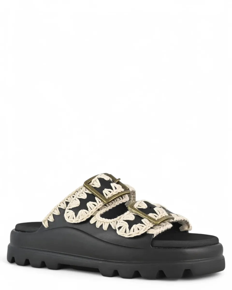 Mou Eva One-Piece Slide con Due Fibbie-Mou-Ciabatte-Vittorio Citro Boutique