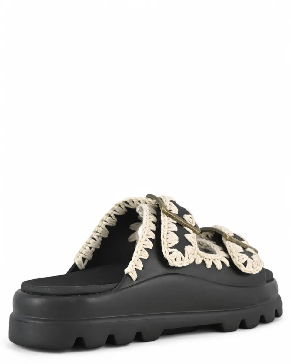 Mou Eva One-Piece Slide con Due Fibbie-Mou-Ciabatte-Vittorio Citro Boutique