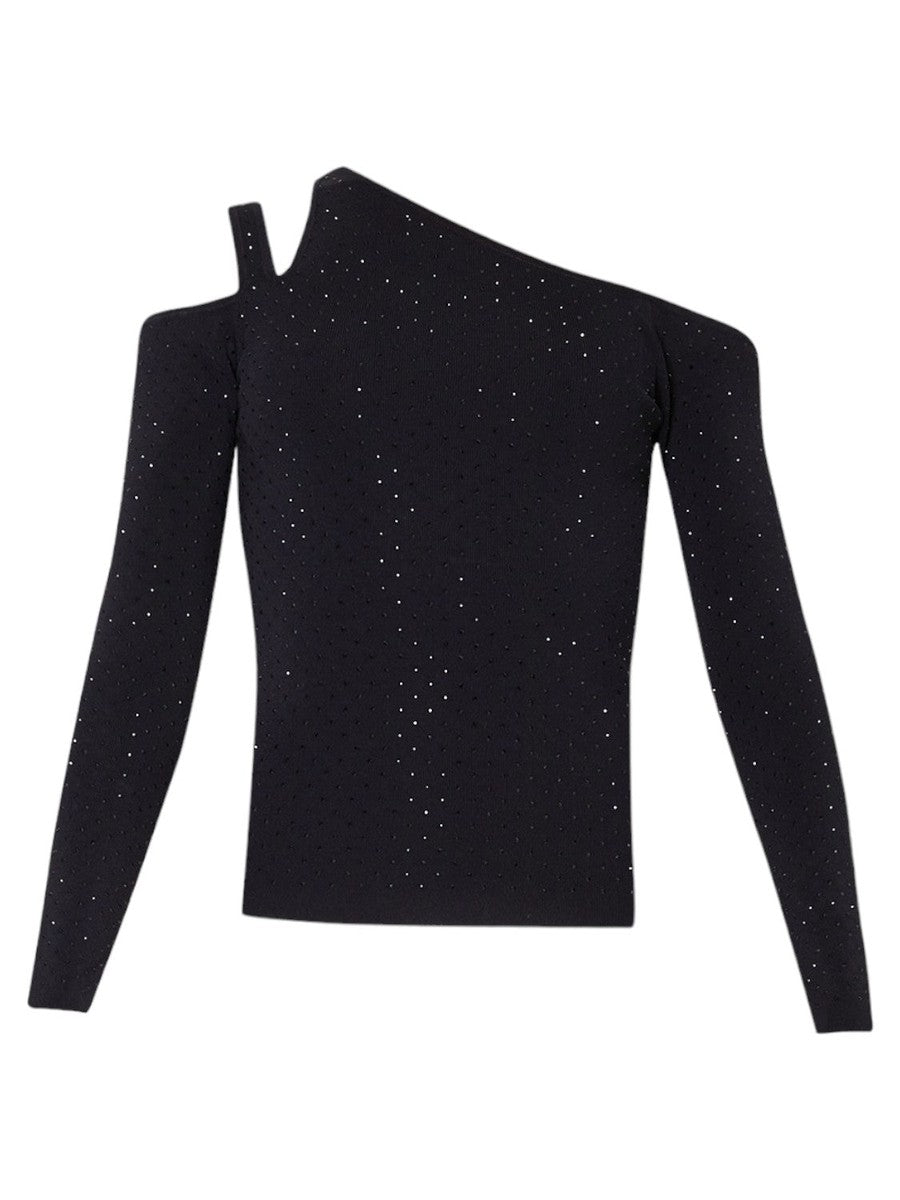 Maglia con strass e cut out-Liu-Jo-Maglieria-Vittorio Citro Boutique