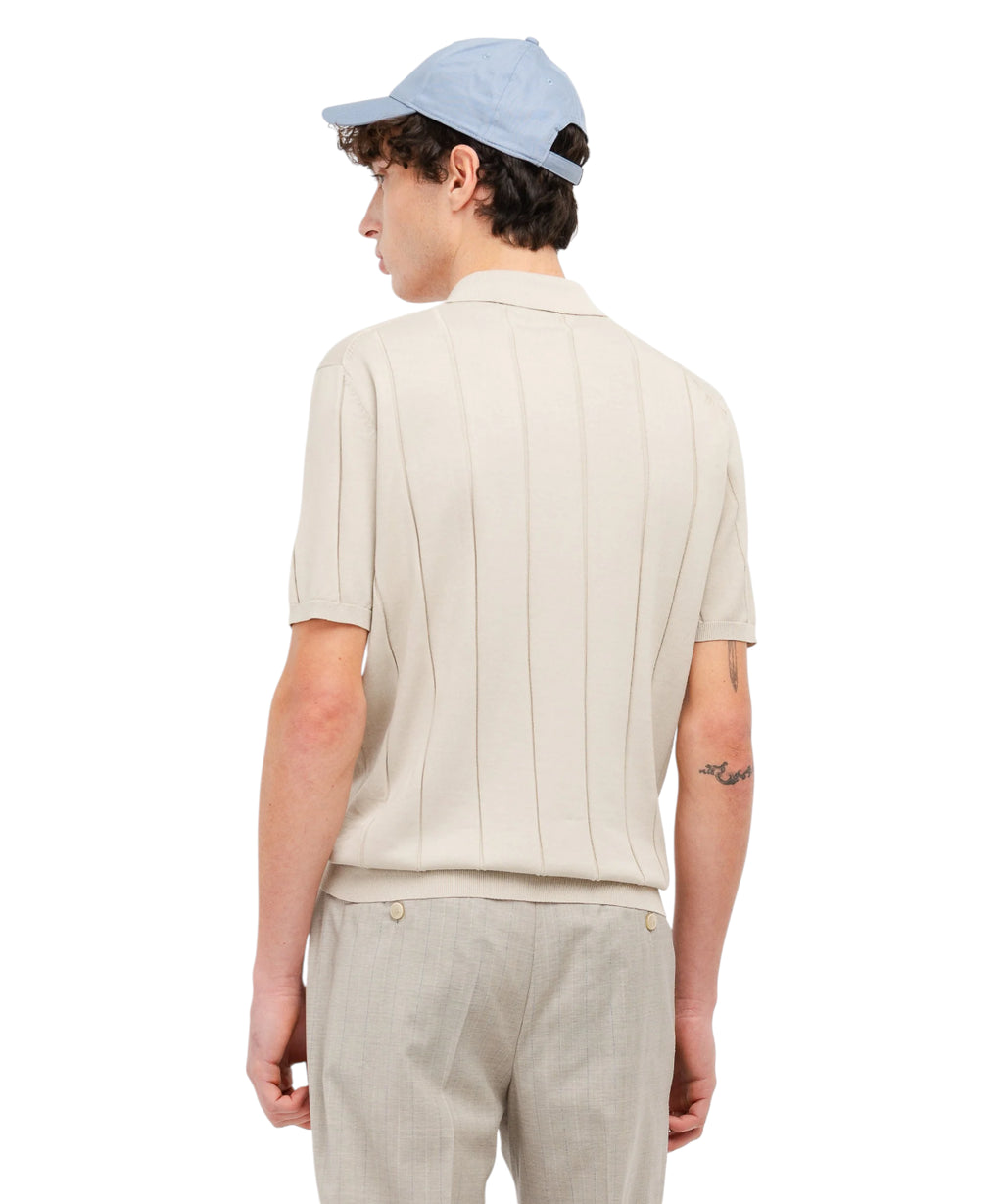 Polo Uomo in Cotone Crepe Costa Piatta Manuel Ritz