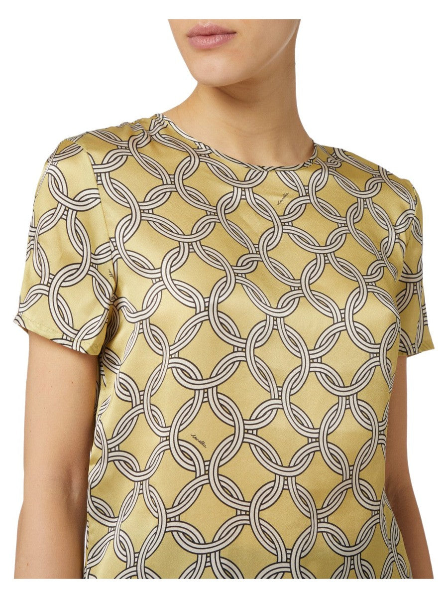 Blusa Hobby in Raso di Seta-Marella-T-shirt-Vittorio Citro Boutique