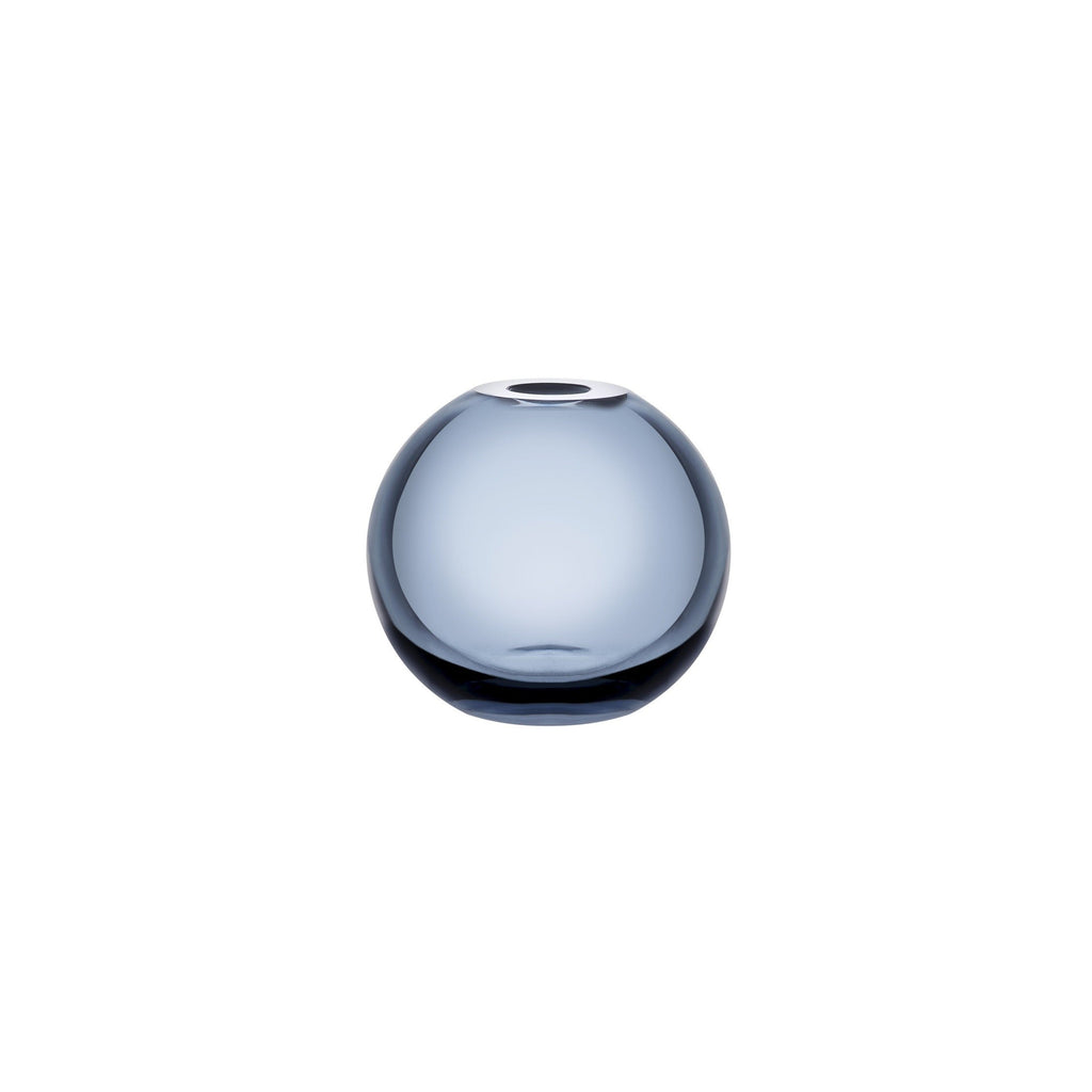 Mars Vase Small Steel Blue-NUDE EU-Vasi-Vittorio Citro Boutique