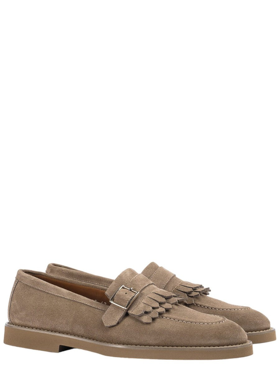 Mocassino con Frangia in Suede-Doucal'S-Mocassini-Vittorio Citro Boutique