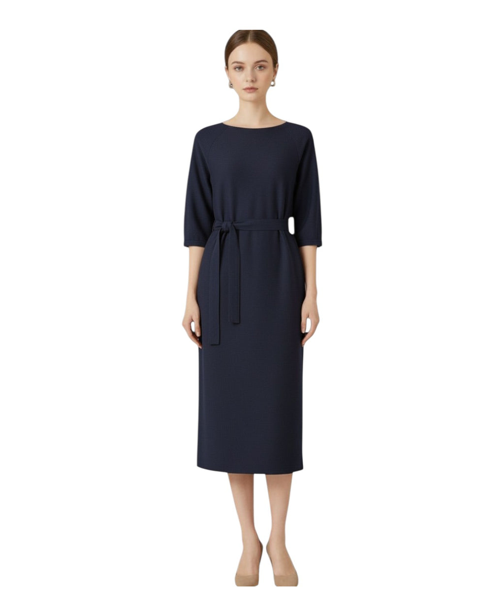 Abito lungo donna Max Mara in jersey con cintura