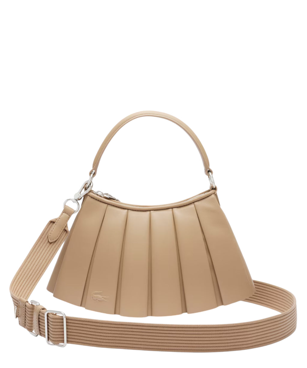 Borsa Hobo Piccola Lacoste Lenglen in Pelle