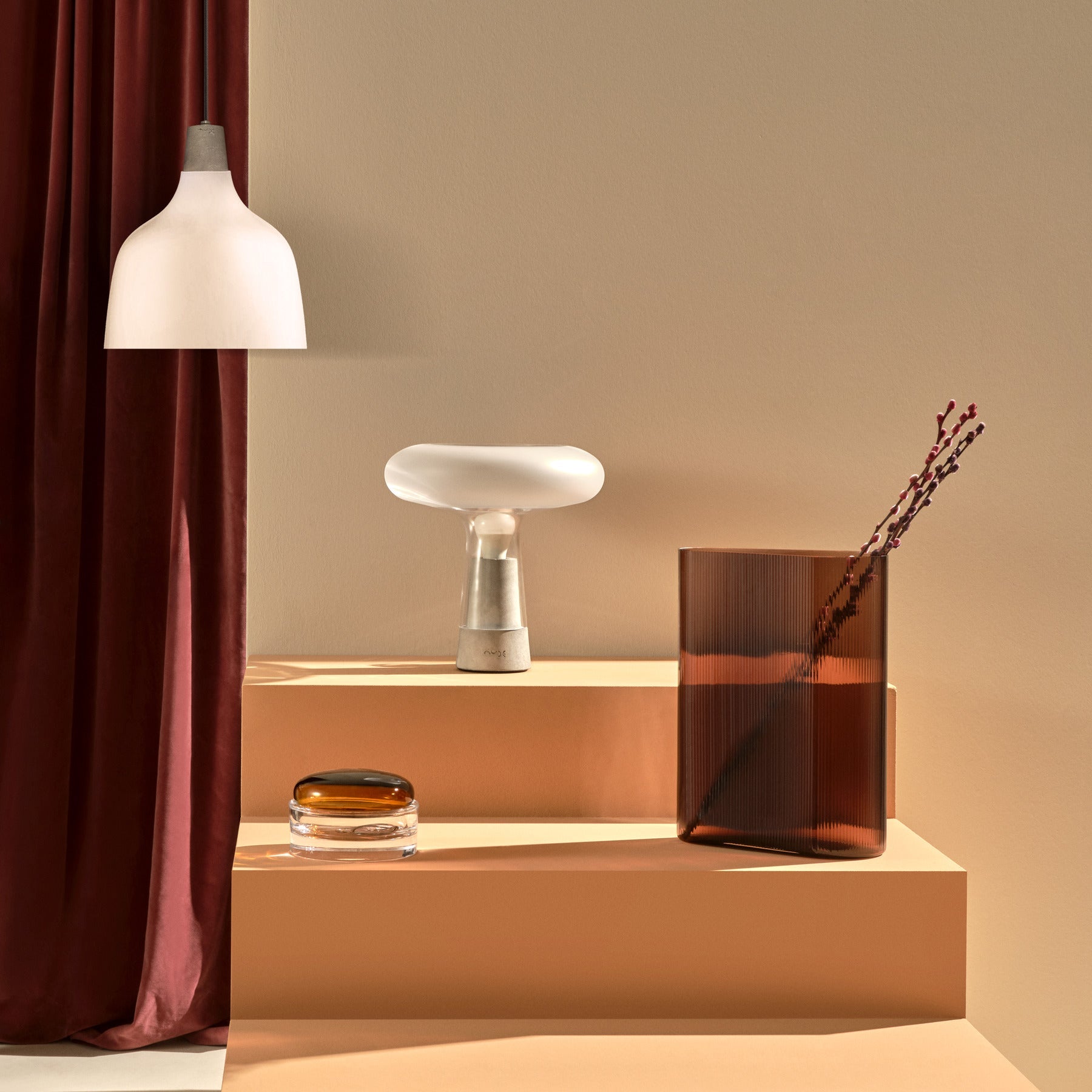 Mist Vase Tall-NUDE EU-Vasi-Vittorio Citro Boutique